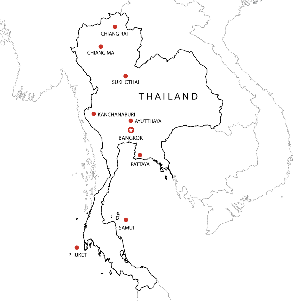 Thailand Map