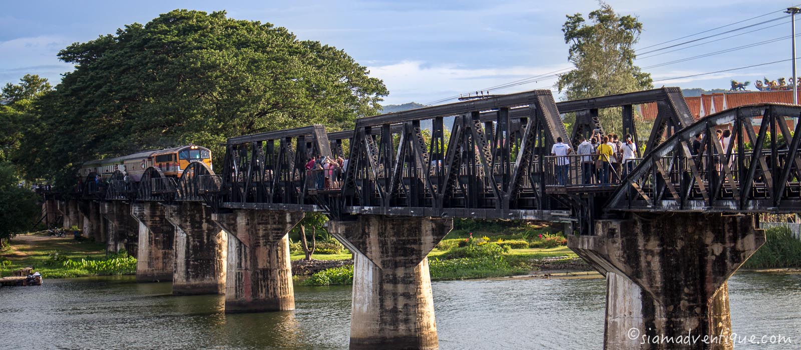 Bridge over the River Khwae in Kanchanaburi